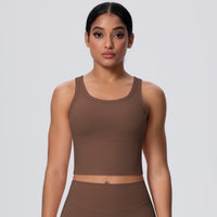 Padded Crop Tank Top for Women