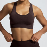 Open-Back 3D Compression Sports Bra