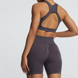 Open-Back 3D Compression Sports Bra