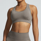 Open-Back 3D Compression Sports Bra