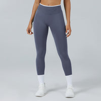 Contrast Trim 3D Compression Leggings