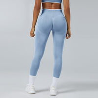 Contrast Trim 3D Compression Leggings