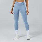 Contrast Trim 3D Compression Leggings