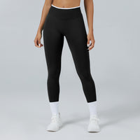 Contrast Trim 3D Compression Leggings