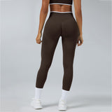 Contrast Trim 3D Compression Leggings