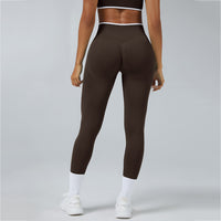 Contrast Trim 3D Compression Leggings