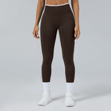 Contrast Trim 3D Compression Leggings