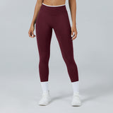 Contrast Trim 3D Compression Leggings