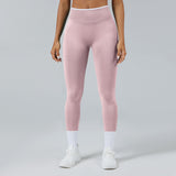 Contrast Trim 3D Compression Leggings