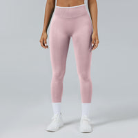 Contrast Trim 3D Compression Leggings
