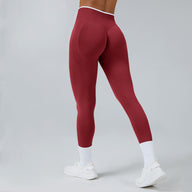 Contrast Trim 3D Compression Leggings