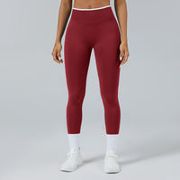 Contrast Trim 3D Compression Leggings