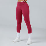 Contrast Trim 3D Compression Leggings