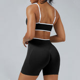 Contrast Trim 3D Compression Shorts