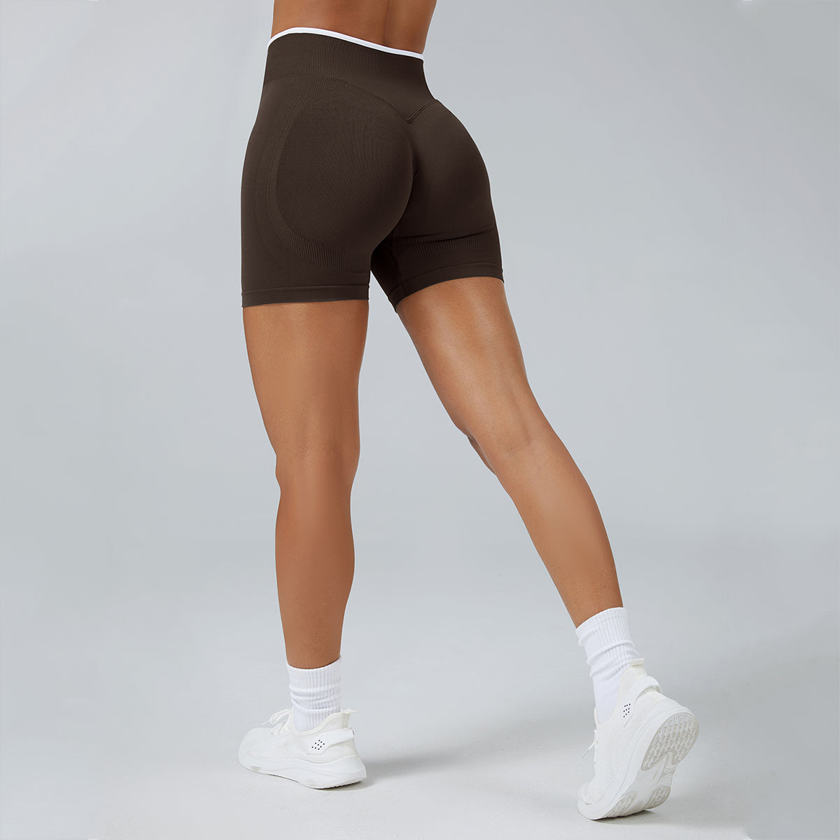 Contrast Trim 3D Compression Shorts