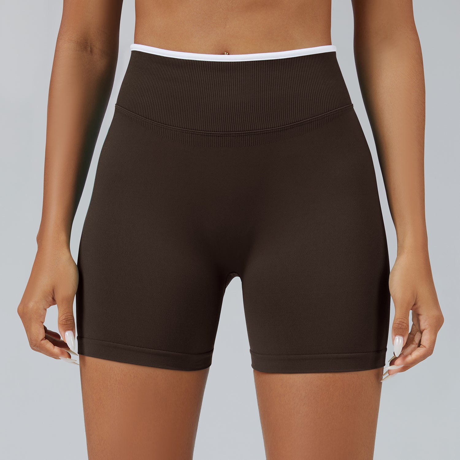 Contrast Trim 3D Compression Shorts