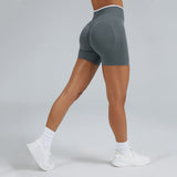 Contrast Trim 3D Compression Shorts