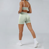 Contrast Trim 3D Compression Shorts