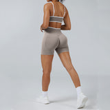 Contrast Trim 3D Compression Shorts