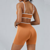 Contrast Trim 3D Compression Shorts