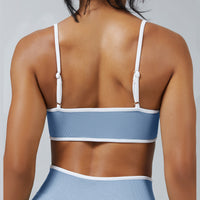 Contrast Trim 3D Compression Sports Bra
