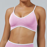 Contrast Trim 3D Compression Sports Bra