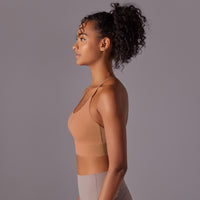 Cross-Back Strappy Sports Bra