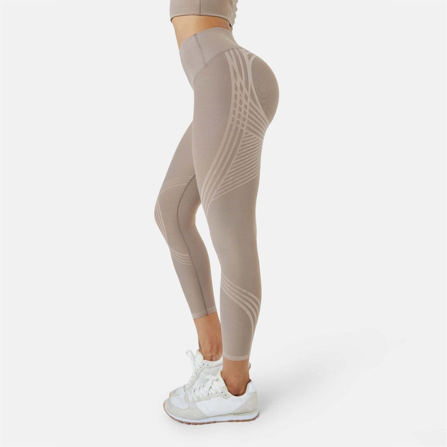 Reversible 7/8-Length 3D Compression Leggings