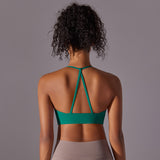 Cross-Back Strappy Sports Bra