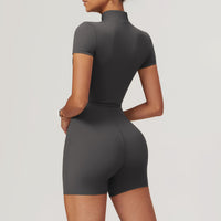 Long Sleeve Zipper Jumpsuit