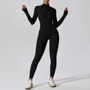 Long Sleeve Zipper Jumpsuit