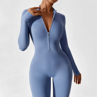 Fleece-Lined Long-Sleeve Jumpsuit
