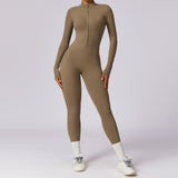 Fleece-Lined Long-Sleeve Jumpsuit