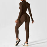 Fleece-Lined Long-Sleeve Jumpsuit