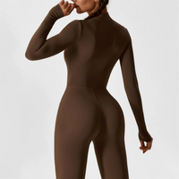 Fleece-Lined Long-Sleeve Jumpsuit