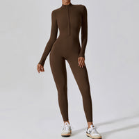 Fleece-Lined Long-Sleeve Jumpsuit