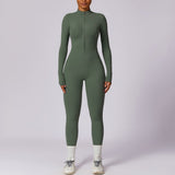 Fleece-Lined Long-Sleeve Jumpsuit