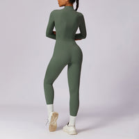 Fleece-Lined Long-Sleeve Jumpsuit