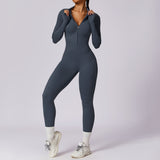 Fleece-Lined Long-Sleeve Jumpsuit