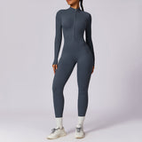 Fleece-Lined Long-Sleeve Jumpsuit