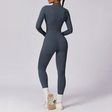 Fleece-Lined Long-Sleeve Jumpsuit