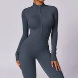 Fleece-Lined Long-Sleeve Jumpsuit