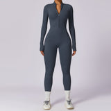 Fleece-Lined Long-Sleeve Jumpsuit