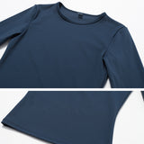 Ultra-Stretch Cropped Long Sleeve Active Top