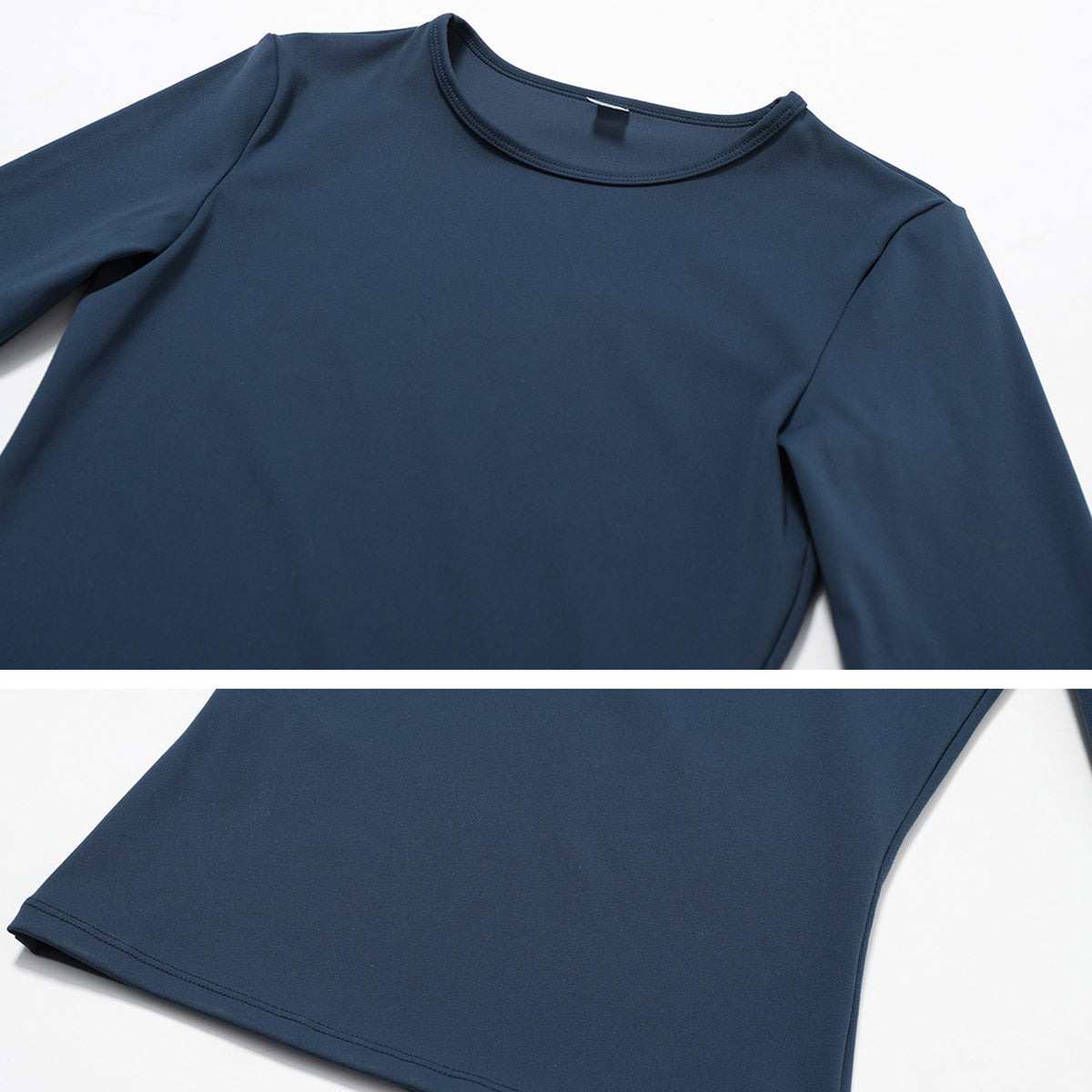 Ultra-Stretch Cropped Long Sleeve Active Top