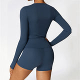 Ultra-Stretch Cropped Long Sleeve Active Top