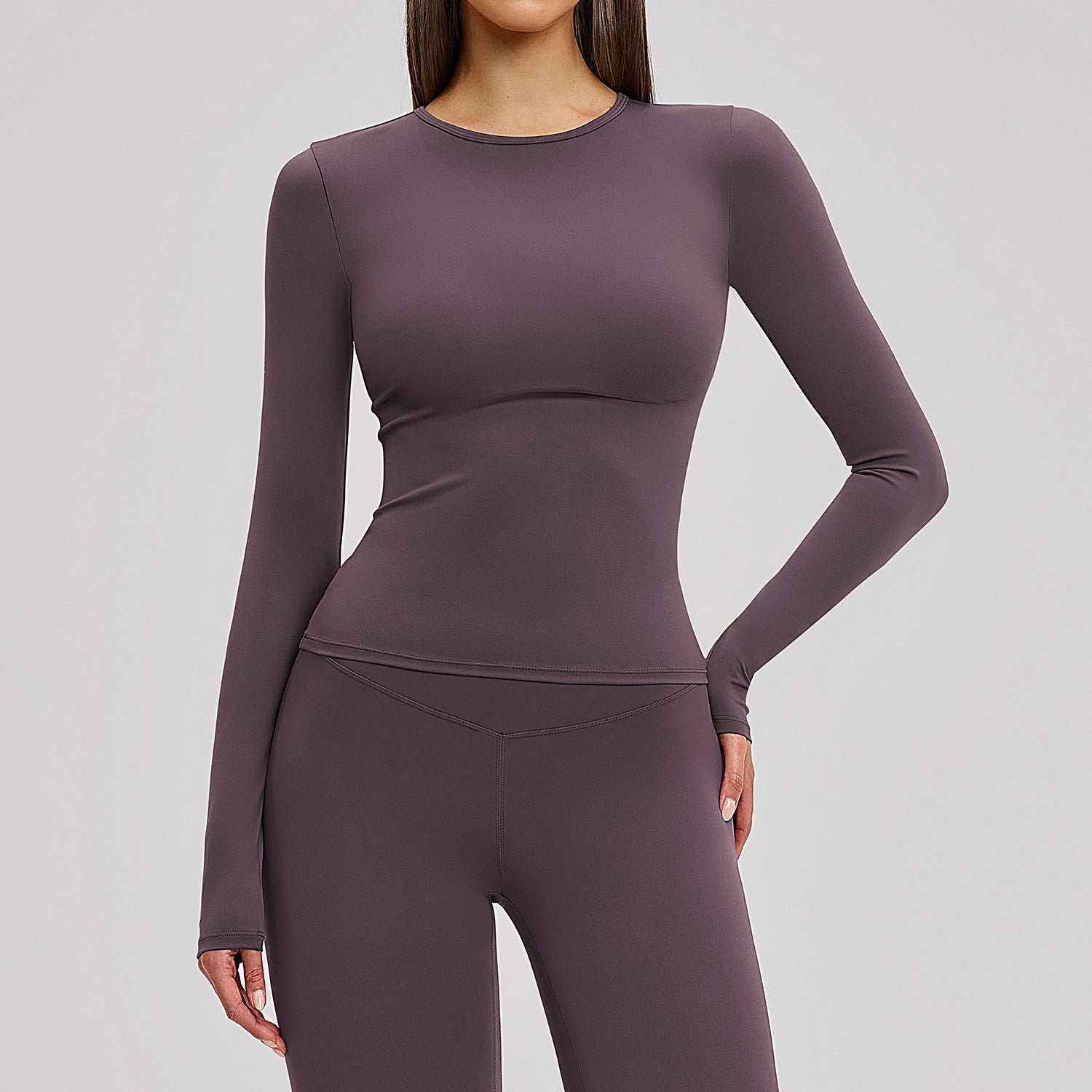Ultra-Stretch Cropped Long Sleeve Active Top