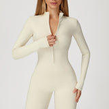 Fleece-Lined Long-Sleeve Jumpsuit