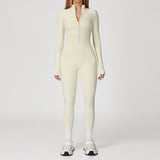 Fleece-Lined Long-Sleeve Jumpsuit