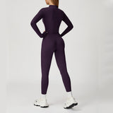 Fleece-Lined Long-Sleeve Jumpsuit